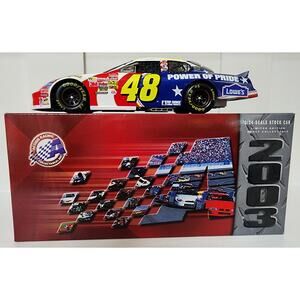 2003 Action 1:24 Jimmie Johnson #48 Lowe’s Power of Pride Monte Carlo Diecast